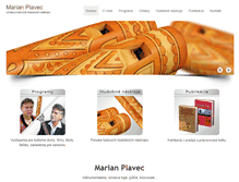 Tablet Screenshot of marianplavec.com